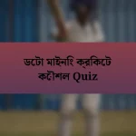 ডেটা মাইনিং ক্রিকেট কৌশল Quiz