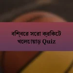 বিশ্বের সেরা ক্রিকেট খেলোয়াড় Quiz